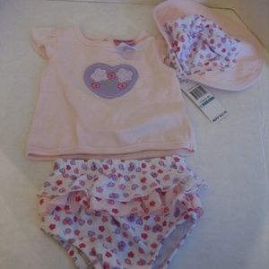 Little By Little Infant Girl's 3 Piece Set Sz 6/9M